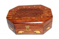 Holz- Box "Okta", 17x12 cm