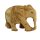 Elefant, geschmückt, Rüssel unten, hell, 6,25 cm