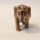 Elefant, geschm&uuml;ckt, R&uuml;ssel hoch, dunkel, 7,5 cm