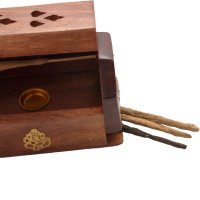 Räucherstäbchenbox mit 3 Ganeshas