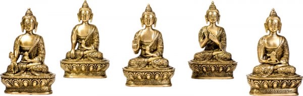 Buddha "Life" sitzend 17 cm