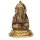 Ganesha aus Messing, sitzend, 2 farbig ca. 5 cm
