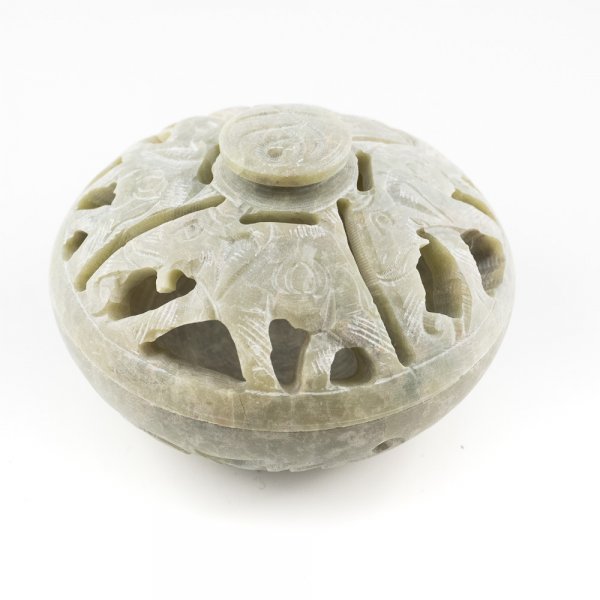 Potpouridose/Räucherstäbchenhalter, ca 5 cm Elefant