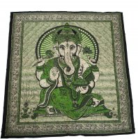 Tagesdecke &quot;Ganesha&quot;, 200 x 235 cm Rot