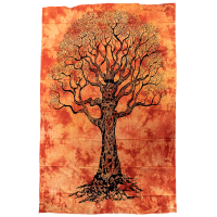 Tagesdecke Baum &quot;Mystik&quot;, 150 x 220 cm Gr&uuml;n
