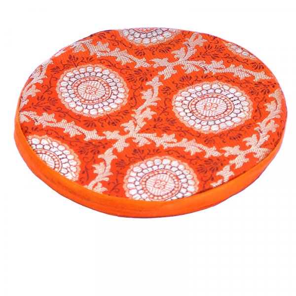 Klangschalenunterlage, rund 10 cm, Orange