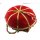Korb mit 5 Elefanten,  Rot, ca 12 cm
