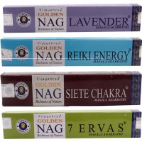 Räucherstäbchen - Golden Nag  15g Nag Vanilla