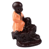 R&auml;ucherkegelhalter- &quot;Baby Buddha&quot;,aus Polyresin, ca 10cm