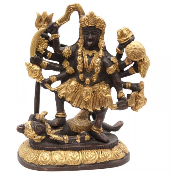 Kali 15 cm zweifarbig (Gold-Kupfer)