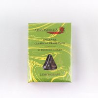Auroshikha Räucherkegel, 14 Stk. Lemongras