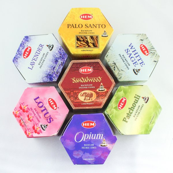 HEM Backflow Räucherkegel, 40 Stk Lavendel