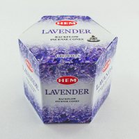 HEM Backflow Räucherkegel, 40 Stk Lavendel