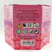 HEM Backflow Räucherkegel, 40 Stk Lotus