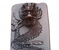 Räucherstäbchenhalter "Drache", 25 cm Antikweiß