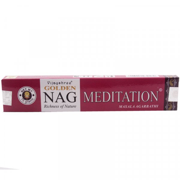 R&auml;ucherst&auml;bchen - Golden Nag  15g Meditation