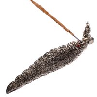 Räucherbrett mit Figuren, ca 25 cm Buddha