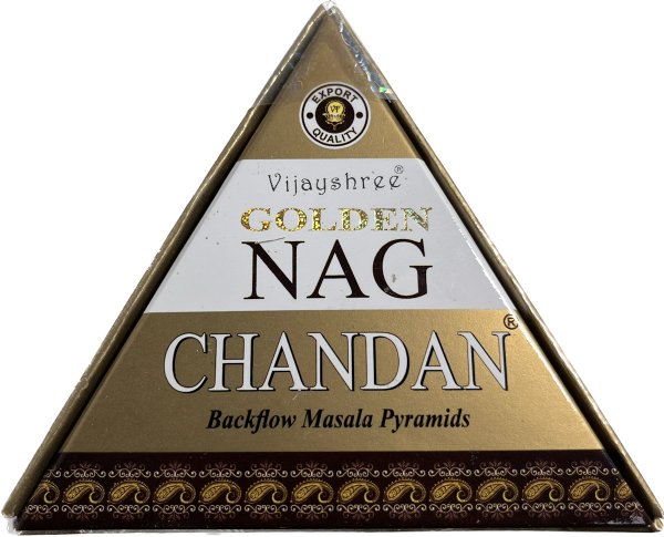NAG - Backflowräucherkegel, 10 Stk. Chandan (Sandal)