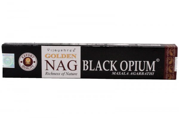 Räucherstäbchen - Golden Nag  15g Black Opium