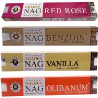 Räucherstäbchen - Golden Nag  15g Black Opium