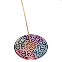 Räucherteller mit versch. Motiven, Bunt, ca 13 cm