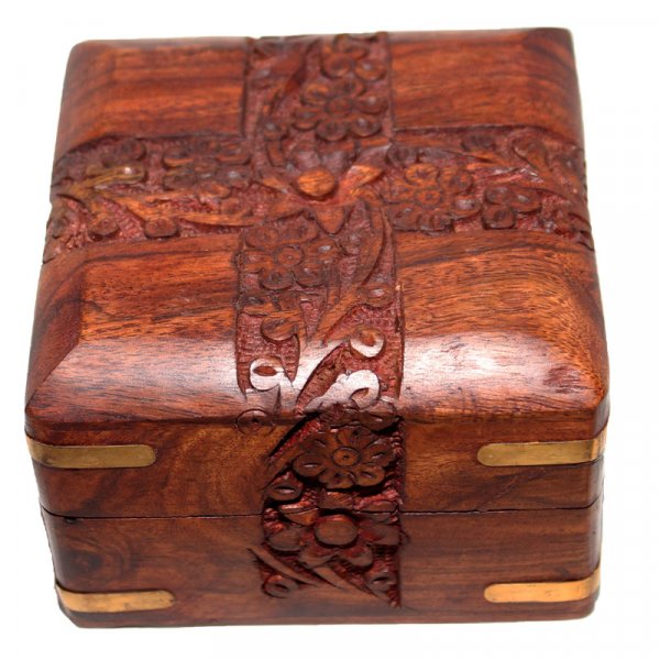 Box - "Antik", ca.10x10 cm