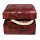 Box "K.T." aus Palisanderholz,ca. 10x10 cm