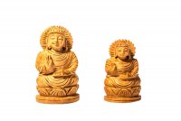 Buddha aus Holz, 6 Größen