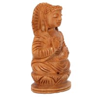 Buddha aus Holz 6,25 cm