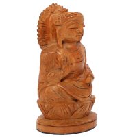 Buddha aus Holz 7,5 cm