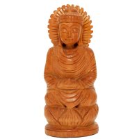 Buddha aus Holz 10 cm