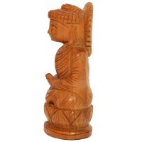 Buddha aus Holz 10 cm