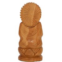 Buddha aus Holz 10 cm