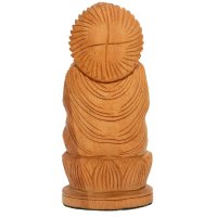 Buddha aus Holz 12,5 cm