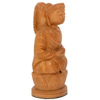 Buddha aus Holz 12,5 cm