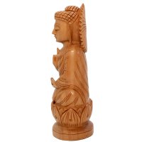 Buddha aus Holz 15 cm