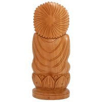 Buddha aus Holz 15 cm