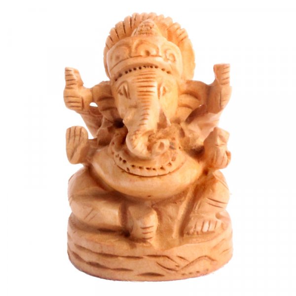 Hoiz- Ganesha, offen, ca 5 cm