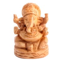 Hoiz- Ganesha, offen, ca 5 cm
