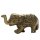 Messingtiere als Räucherstäbchenhalter, ca 3 cm Elefant stehend