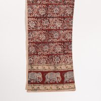 Kalamkarischals aus Baumwolle, versch. Motive, 35x180 cm