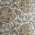 Kalamkari- Bandanatuch, 55x55 cm. Gelb-Grün