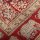 Kalamkari Tuch 110x110cm,Rot mit Elefanten