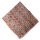 Kalamkari Tuch 110x110cm, Blumen Rot-Blau