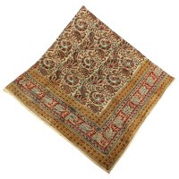 Kalamkari Tuch 110x110cm, Pesleymuster