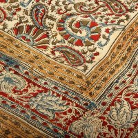 Kalamkari Tuch 110x110cm, Pesleymuster
