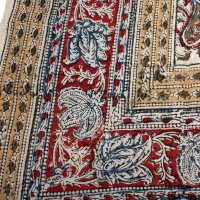 Kalamkari Tuch 110x110cm, Pesleymuster