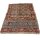 Kalamkarischals aus Baumwolle, 35x180 cm Braun-Rot mit Blumenmotiven