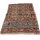 Kalamkarischals aus Baumwolle, 35x180 cm Braun-Rot mit Blumenmotiven