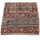 Kalamkarischals aus Baumwolle, 35x180 cm Braun-Rot mit Blumenmotiven